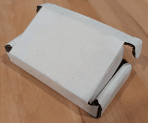 Assembled box outside view