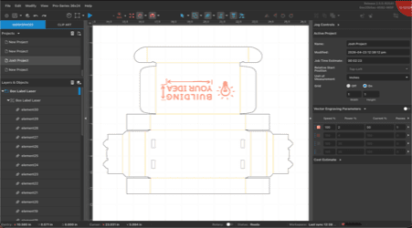 Laser setup