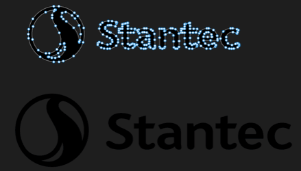 Stantec logo converted to vector artwork in Figma
